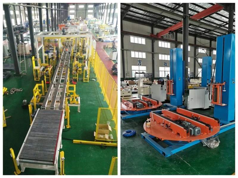 Integrated Fully Automatic Pallet Stretch Wrapping Machine